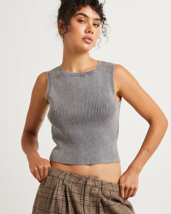New INSIGHT Acid Rave Rib Knit Top