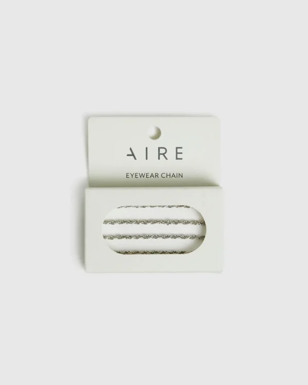 Hot AIRE Metal Rope Chain Silver