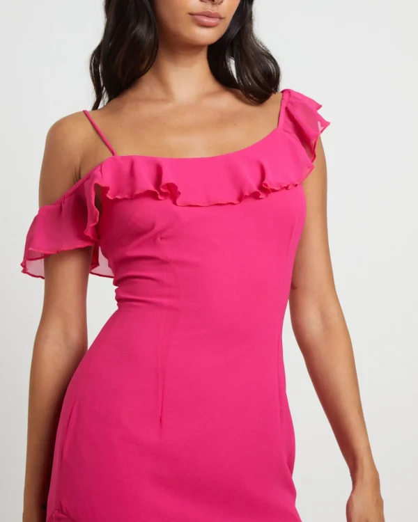 Fashion CHARLIE HOLIDAY Alexandra Maxi Dress In Pink