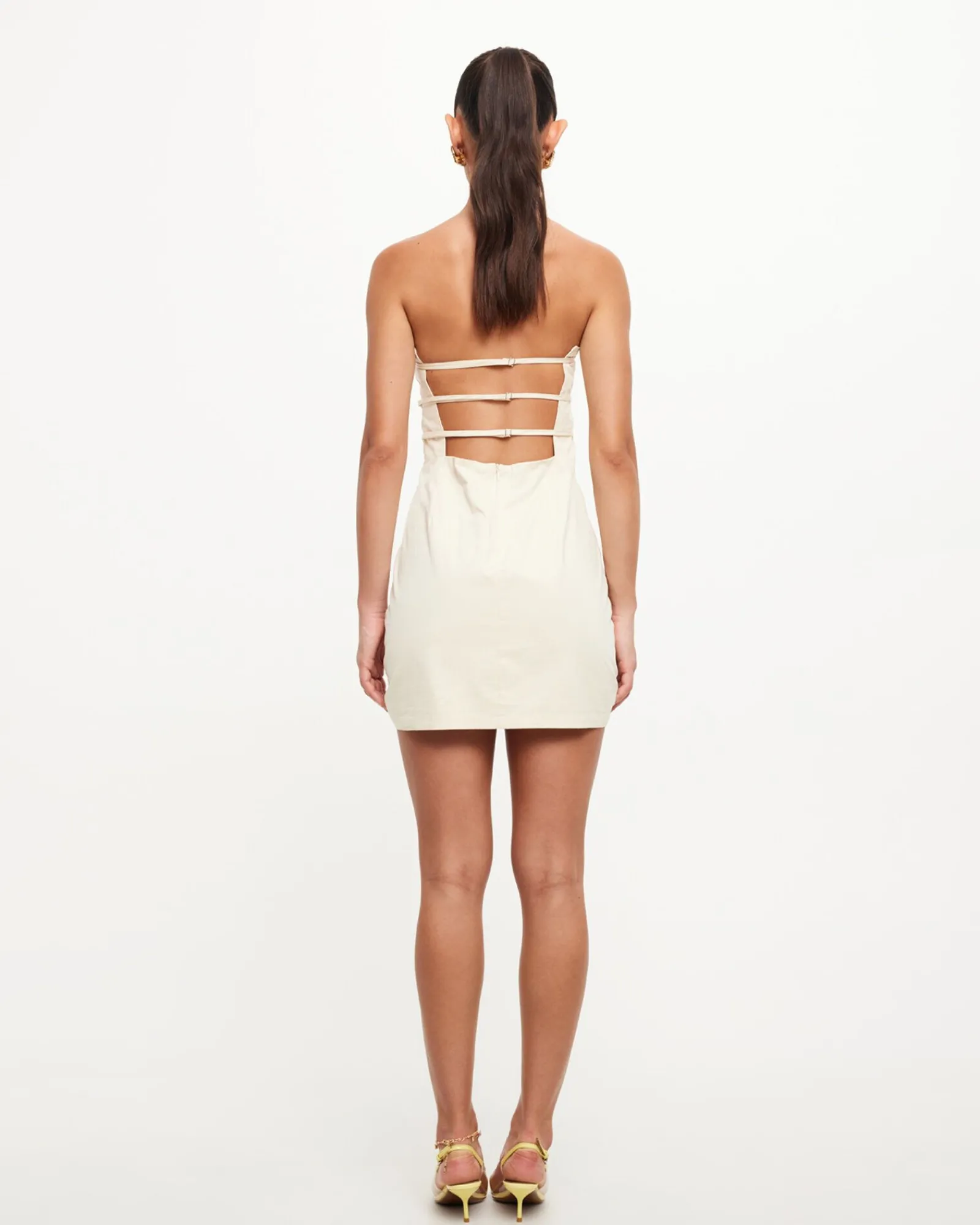 allure_strapless_mini_dre_1.webp Cheap LIONESS Allure Strapless Mini Dress In Ivory