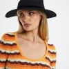 Cheap SUBTITLED Amara Felt Hat Black