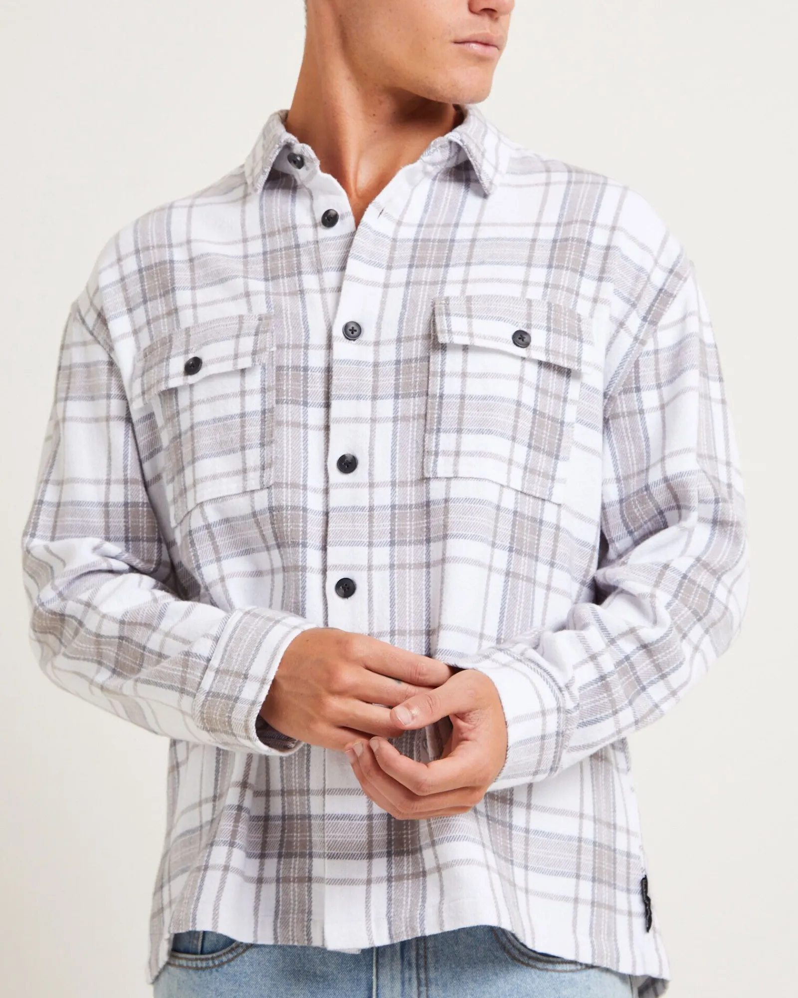 americano_long_sleeve_shi_4-1.webp Hot BLACK NOISE WHITE RAIN Americano Long Sleeve Shirt