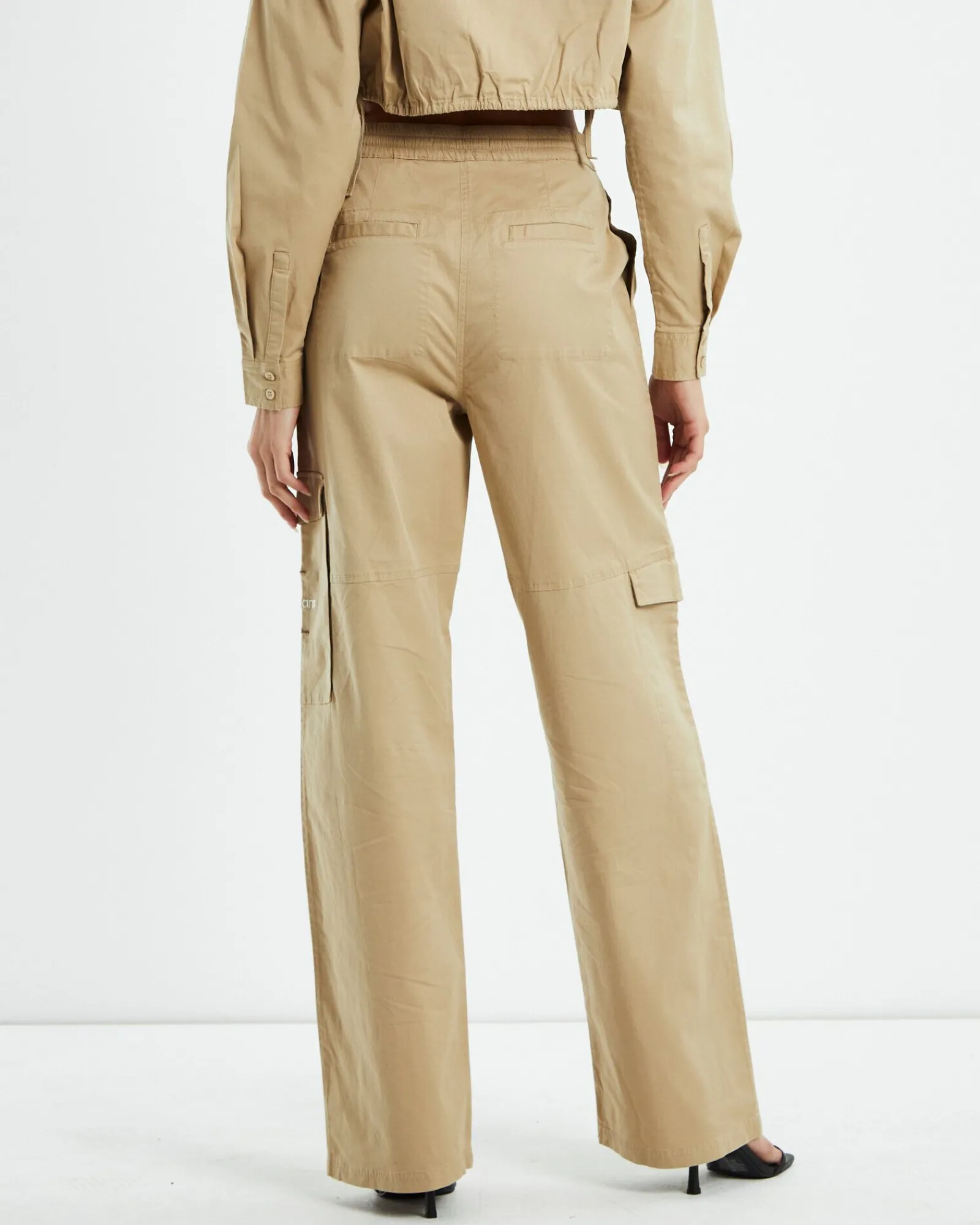 archival_monologo_cargo_p_1.webp Cheap CALVIN KLEIN Archival Monologo Cargo Pants Nude
