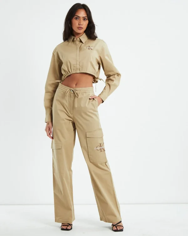 Cheap CALVIN KLEIN Archival Monologo Cargo Pants Nude