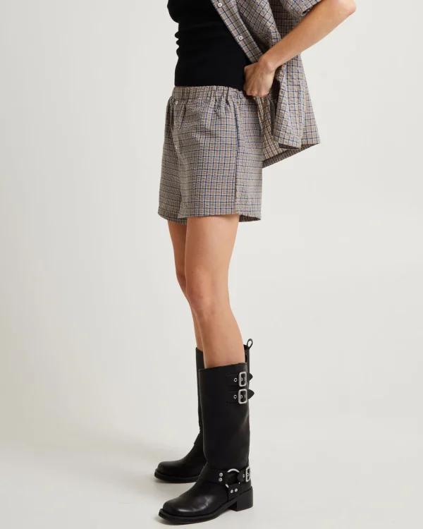 Fashion INSIGHT Artisan Check Boxer Shorts In Assorted