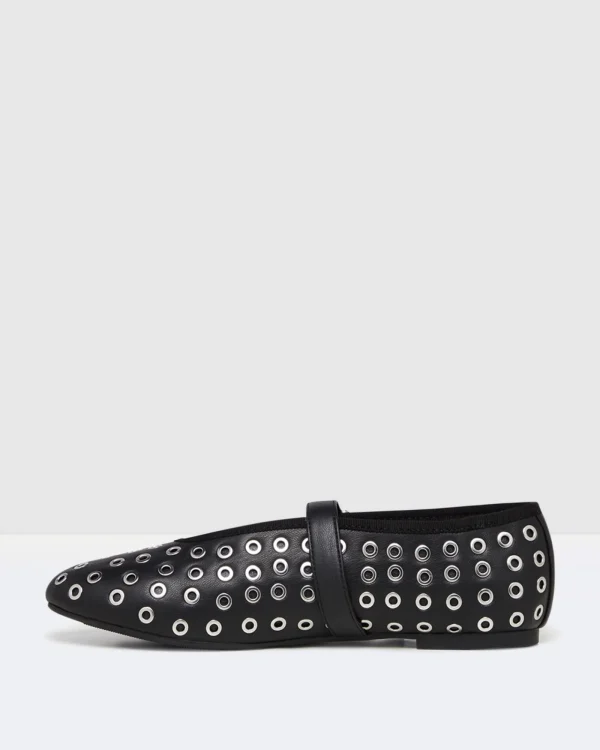 Hot THERAPY Avalon Flats Black