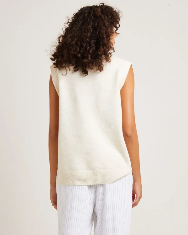Cheap SUBTITLED Avari Knit Vest Oat