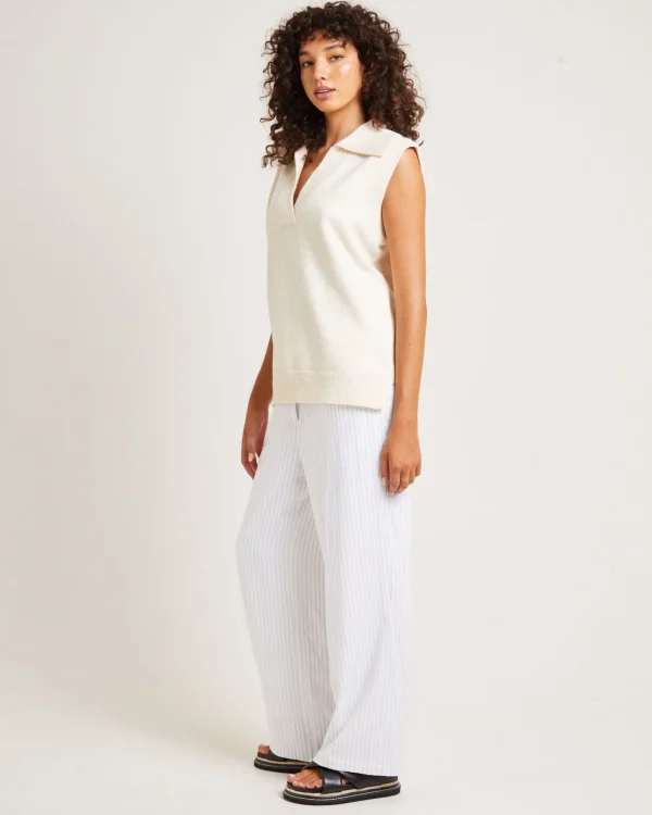 Cheap SUBTITLED Avari Knit Vest Oat