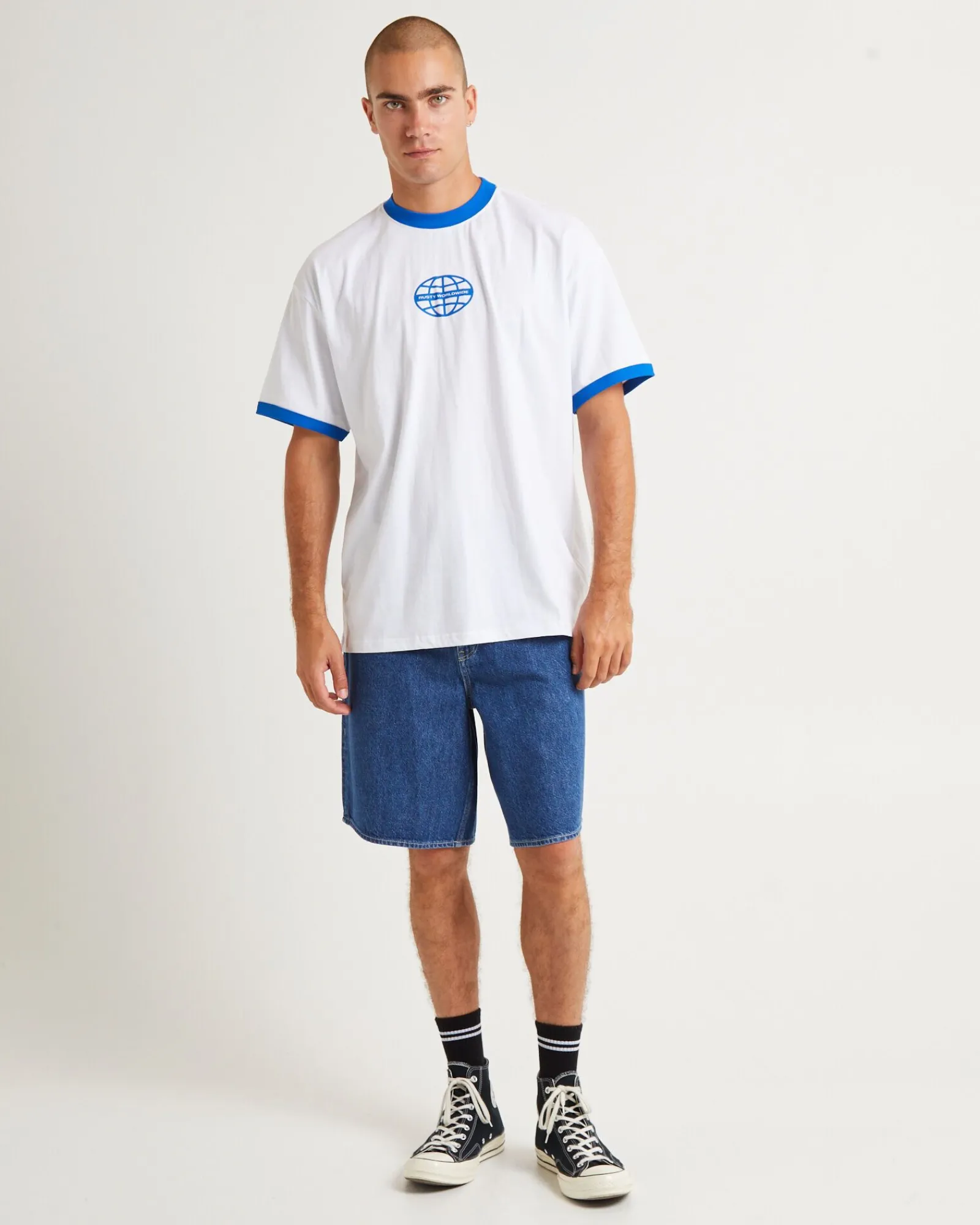 b_line_flo_short_sleeve_t_2.webp Sale RUSTY B Line Flo Short Sleeve T-Shirt White