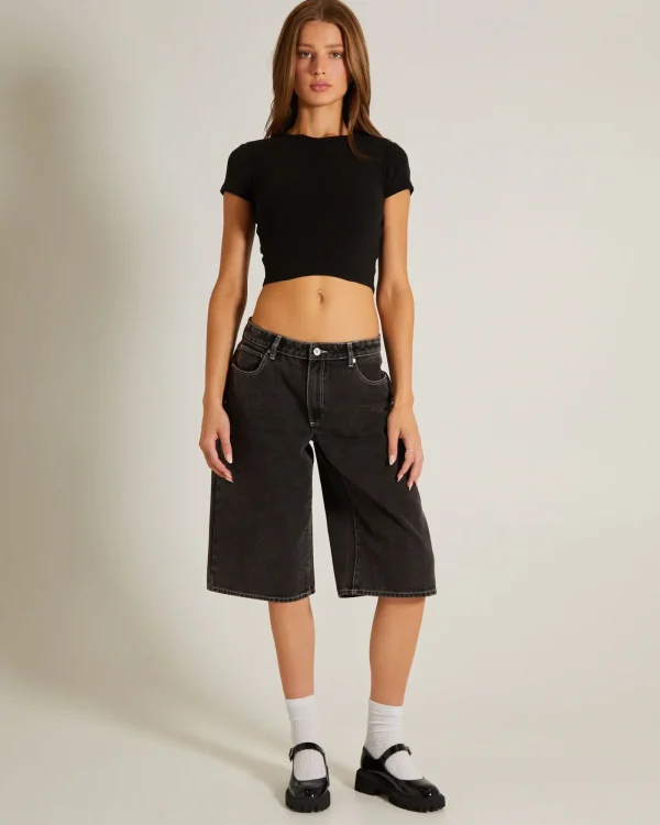 Outlet GENERAL PANTS CO. BASICS Baby Tee In Black