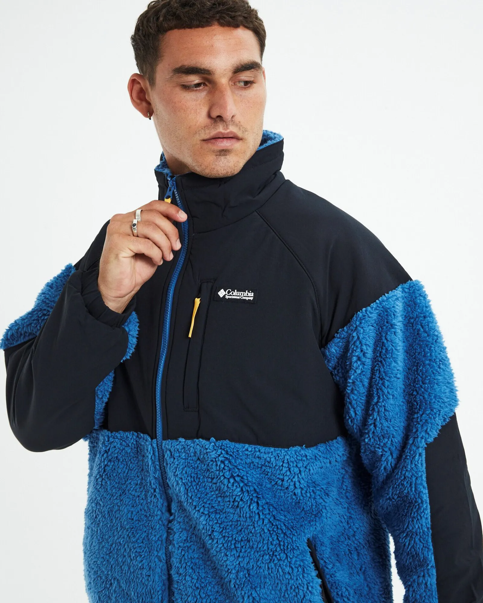 ballistic_ridge_full_zip__4.webp Outlet COLUMBIA Ballistic Ridge Full Zip Fleece Impulse Blue
