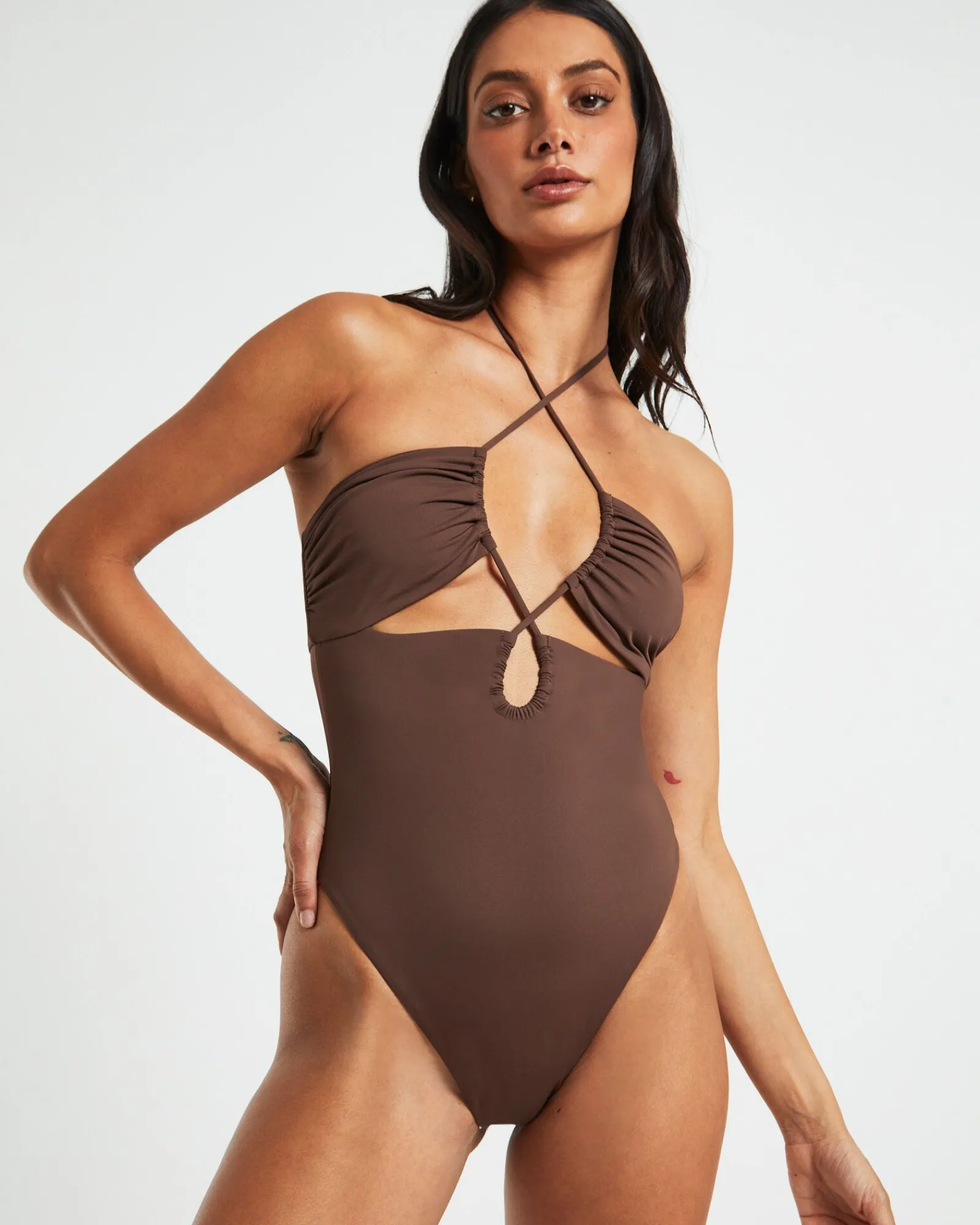 bandeau_one_piece_in_coff_0.webp Cheap SUBTITLED Bandeau One Piece In Coffee Brown