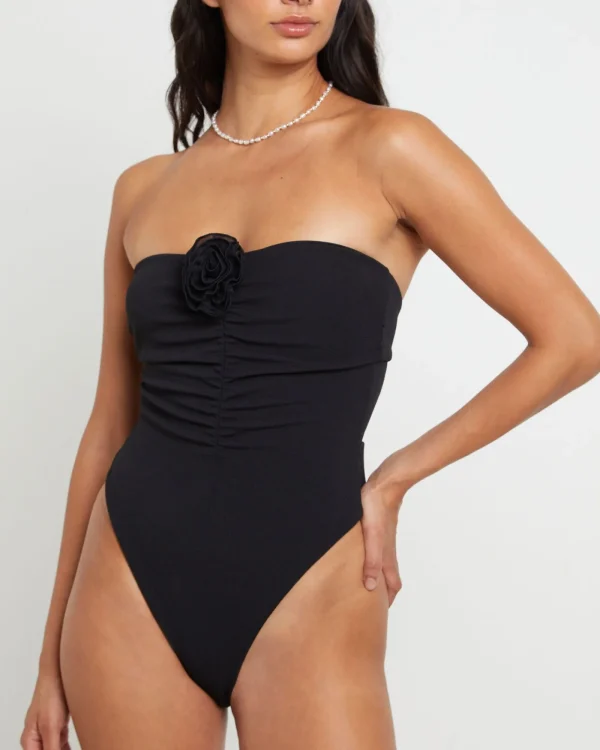 Best SUBTITLED Banksy Corsage One Piece In Black