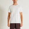 Cheap GENERAL PANTS CO. BASICS Basic Crew Neck Short Sleeve T-Shirt In White