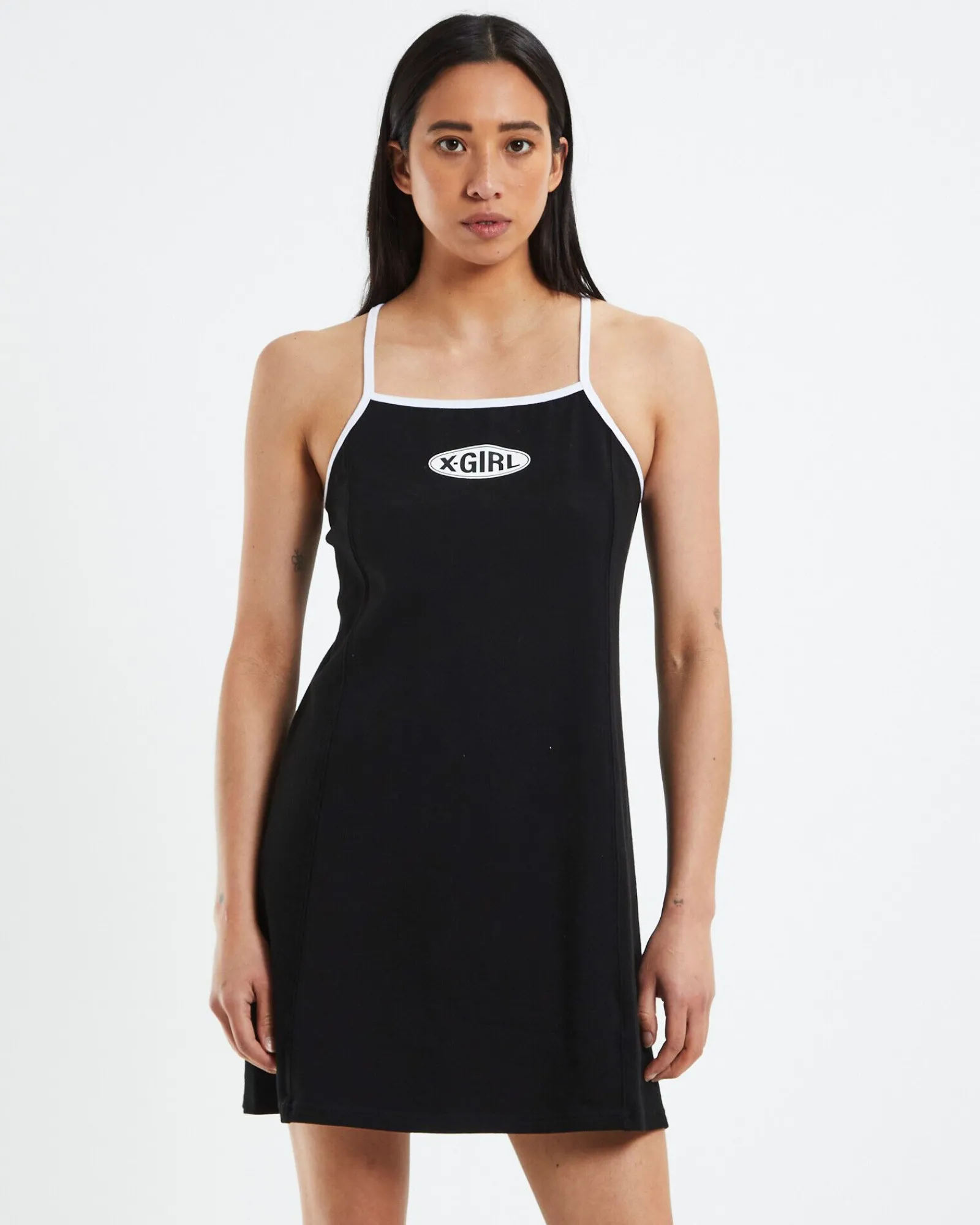 basic_oval_logo_tennis_dr_0.webp Clearance X GIRL Basic Oval Logo Tennis Dress Black