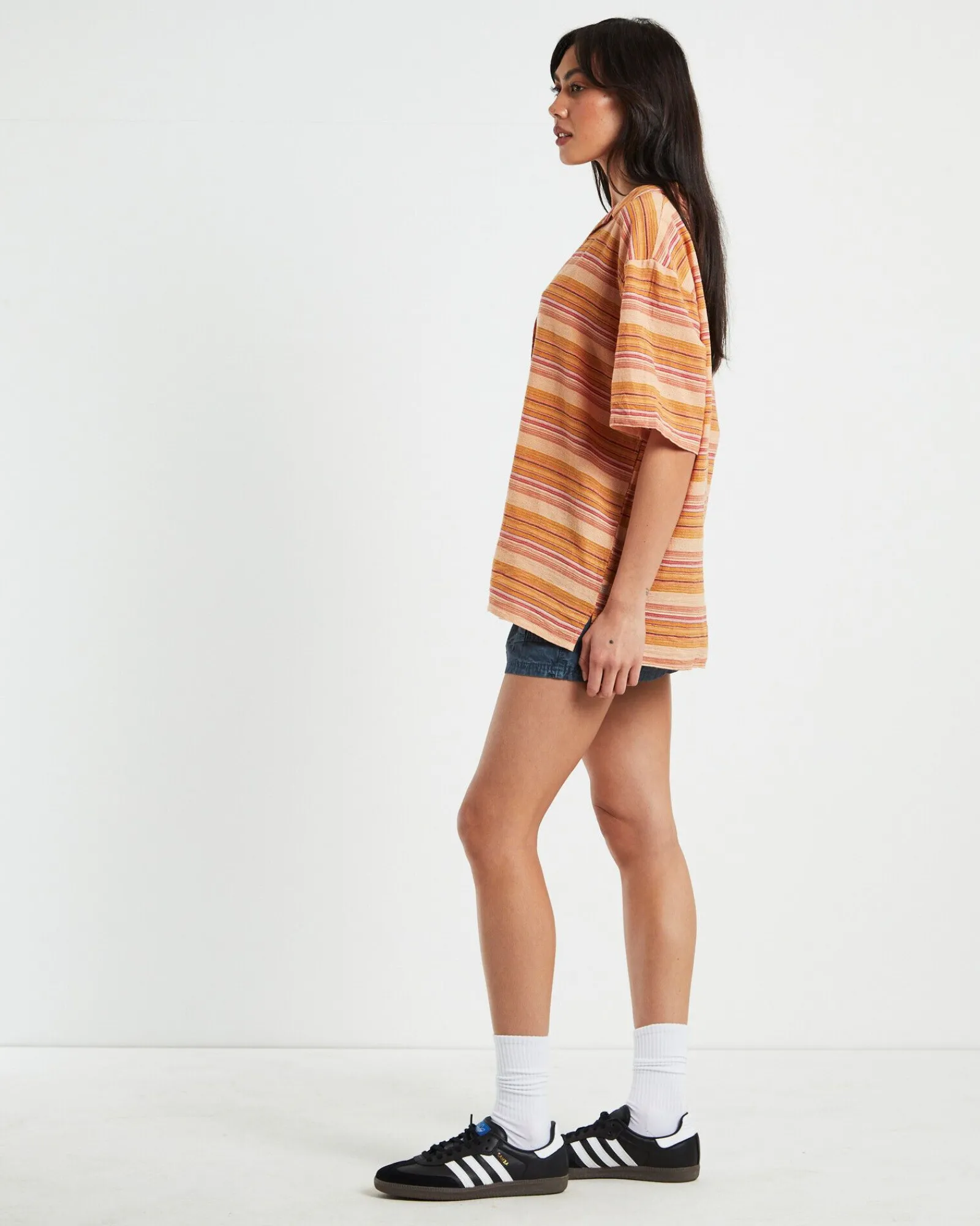bdg_nolan_bowling_shirt_s_3.webp Clearance BDG URBAN OUTFITTERS Bdg Nolan Bowling Shirt Stripe Orange