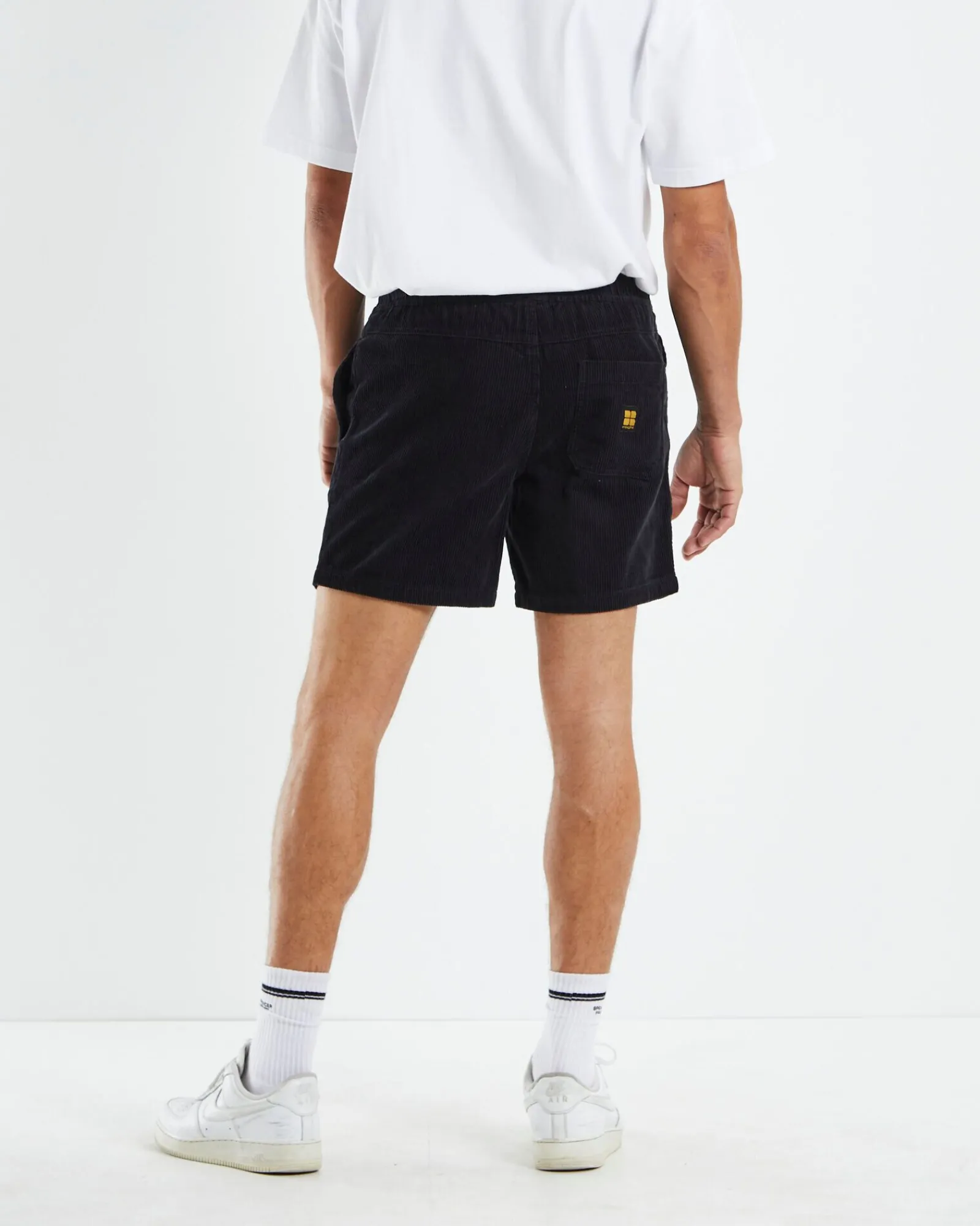 bedford_cord_shorts_black_1.webp Online INSIGHT Bedford Cord Shorts Black