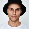 New KANGOL Bermuda Bucket Hat Black