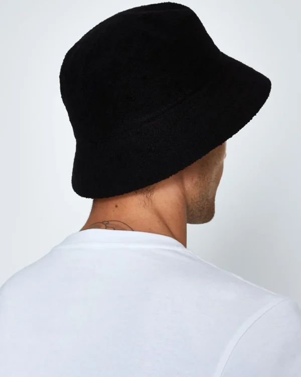 New KANGOL Bermuda Bucket Hat Black