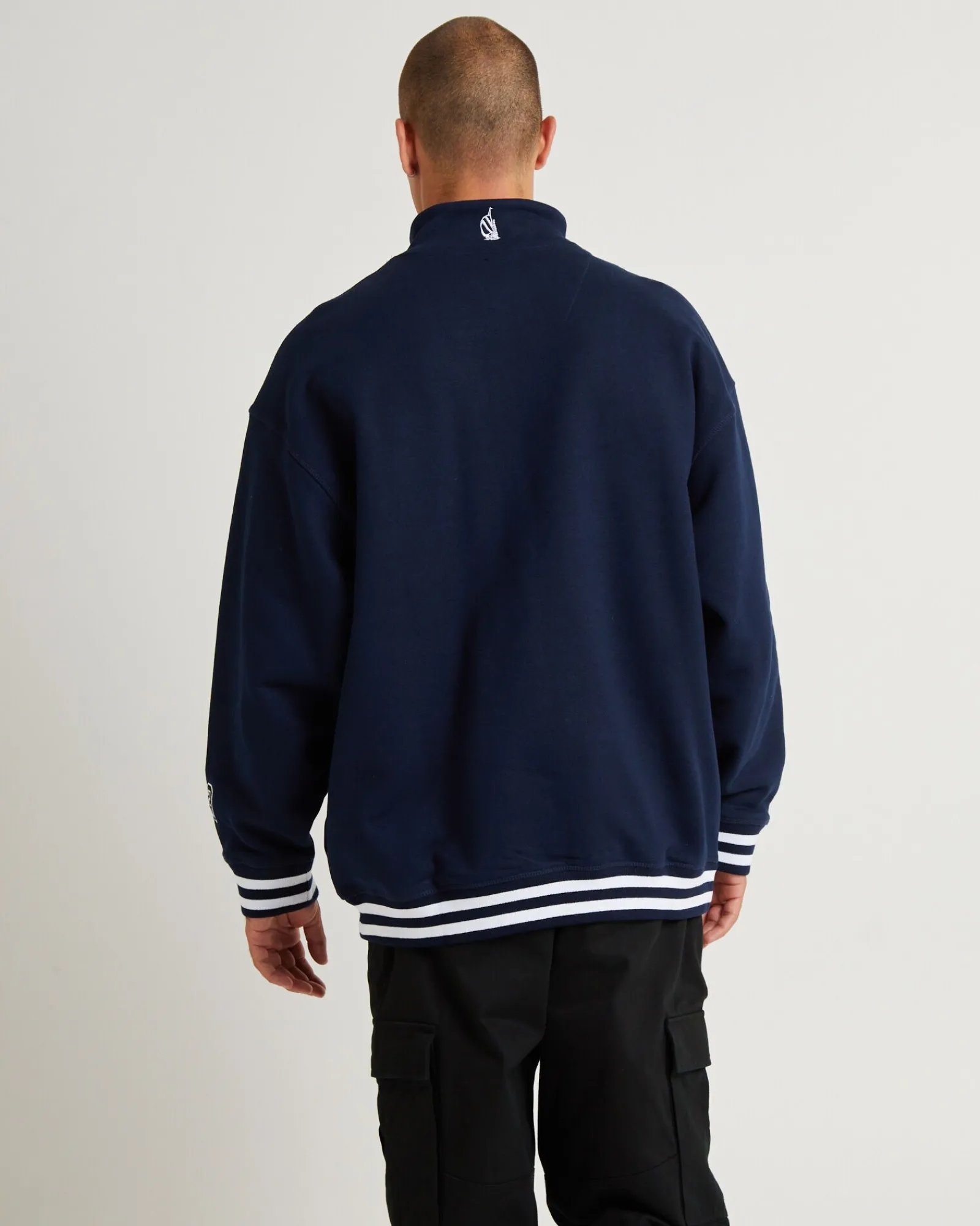 beta__zip_top_dark_navy_1.webp Online NAUTICA Beta 1/4 Zip Top Dark Navy