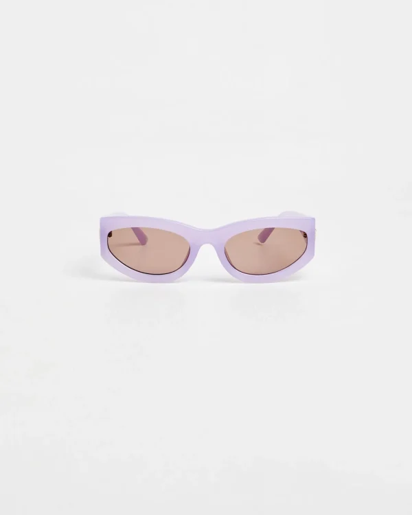 Discount INSIGHT Blake Rectangle Sunglasses In Purple