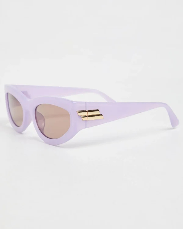 Discount INSIGHT Blake Rectangle Sunglasses In Purple