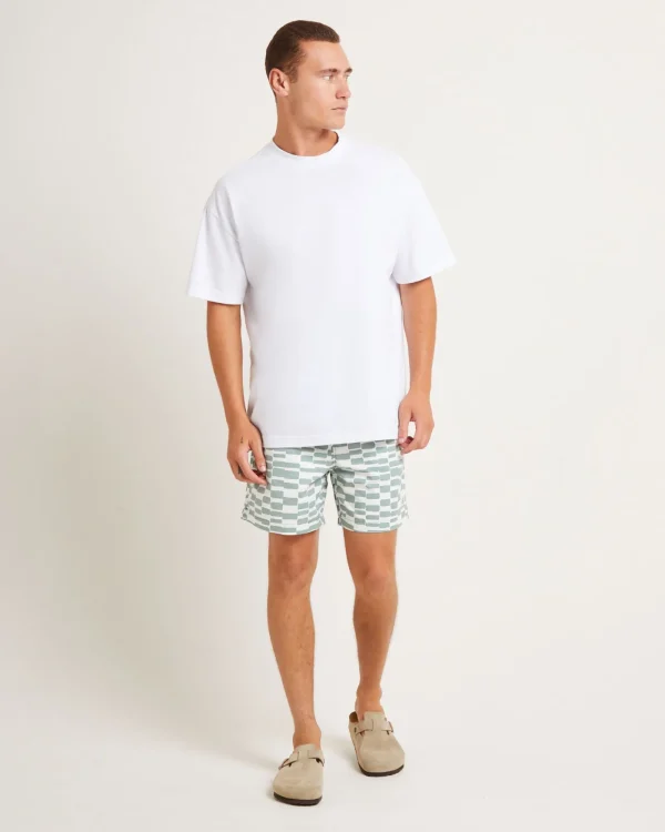 Clearance ARVUST Blocker 16" Volley Boardshorts In Marine Green