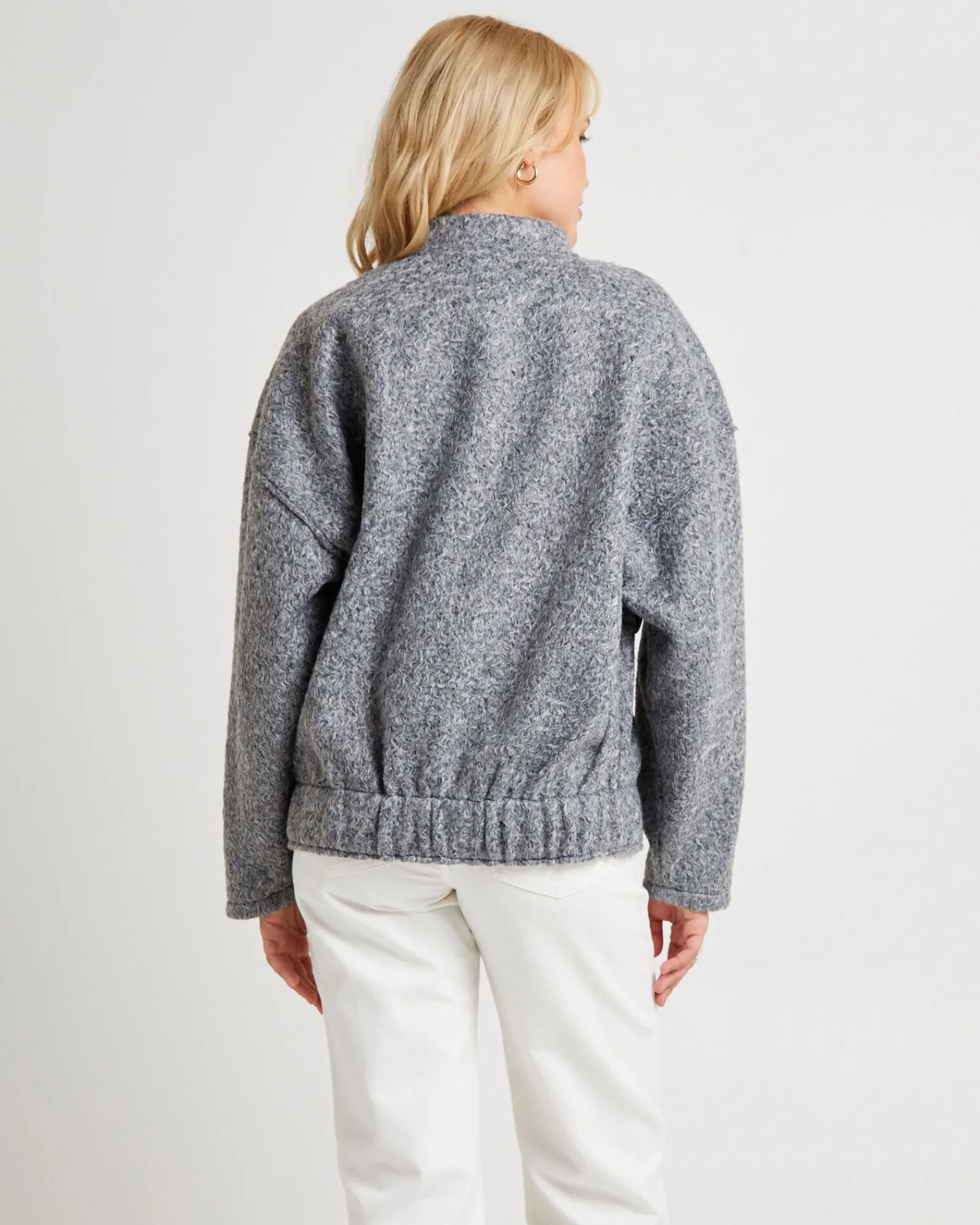 boucle_bomber_jacket_1.webp Best Sale SUBTITLED Boucle Bomber Jacket