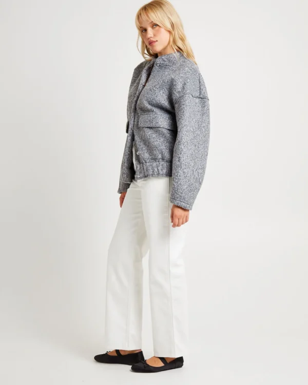 Best Sale SUBTITLED Boucle Bomber Jacket