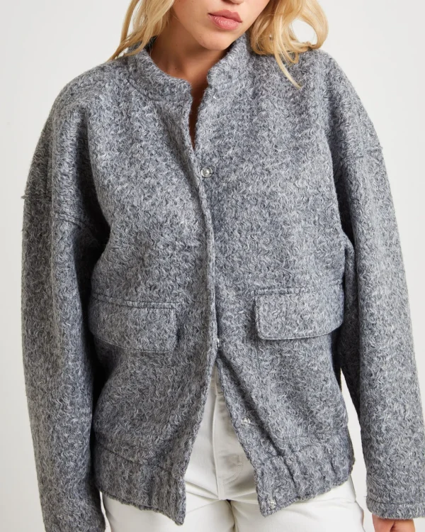 Best Sale SUBTITLED Boucle Bomber Jacket