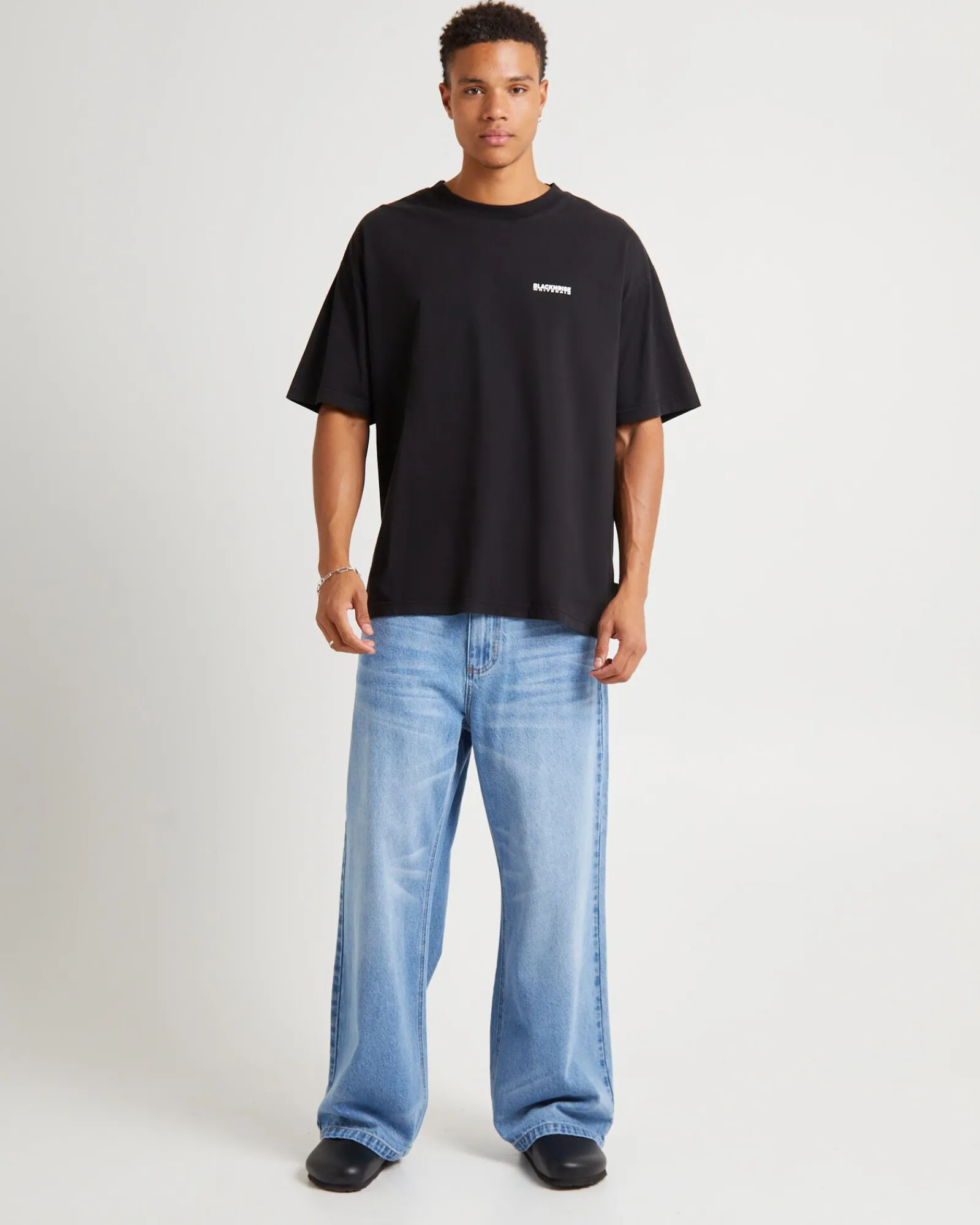 boxer_short_sleeve_tshirt_2.webp Outlet BLACK NOISE WHITE RAIN Boxer Short Sleeve T-Shirt