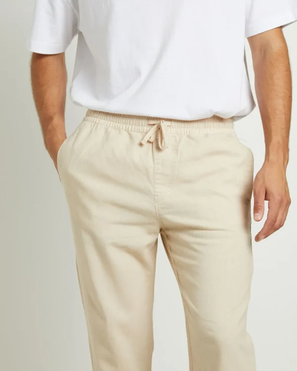 Shop ARVUST Brody Linen Pants Natural