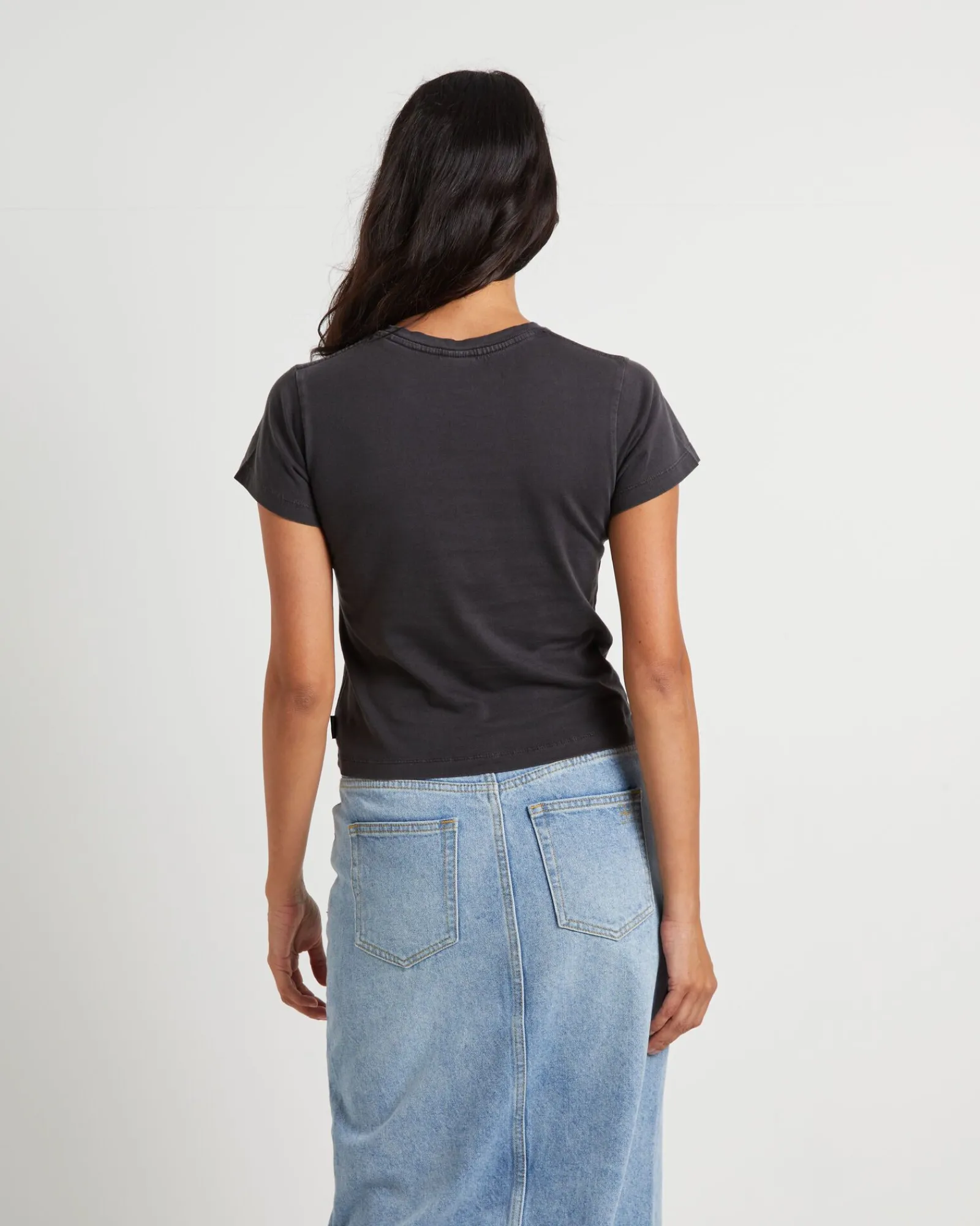 burning_recycled_baby_tee_1.webp Outlet AFENDS Burning Recycled Baby Tee In Stone Black