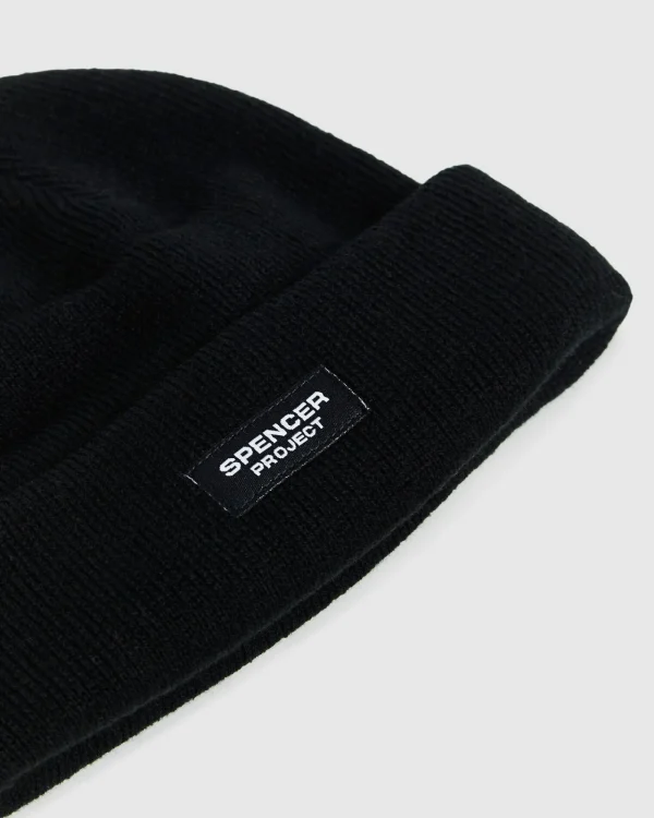 Hot SPENCER PROJECT Burnside Beanie Black