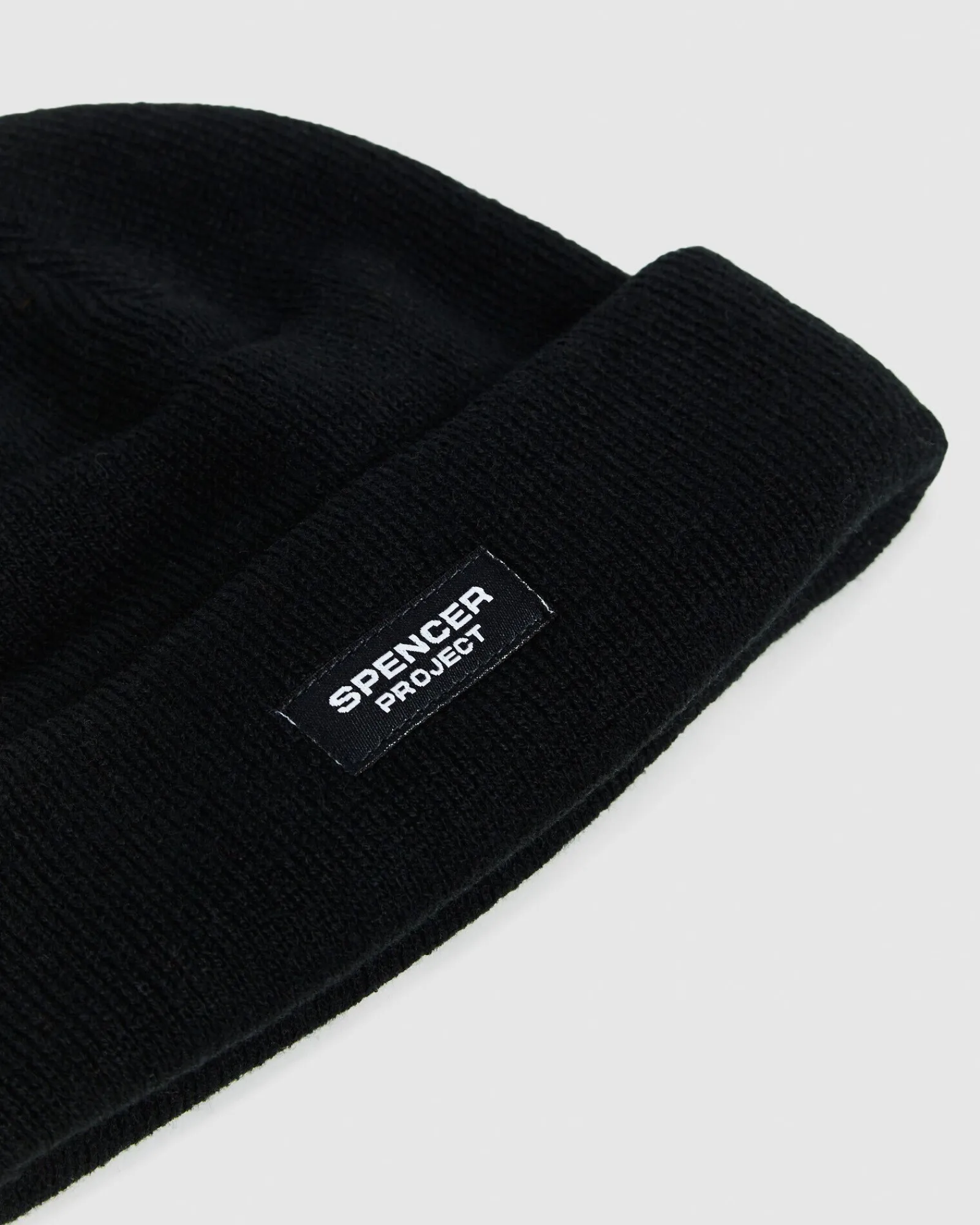 burnside_beanie_black_1.webp Hot SPENCER PROJECT Burnside Beanie Black
