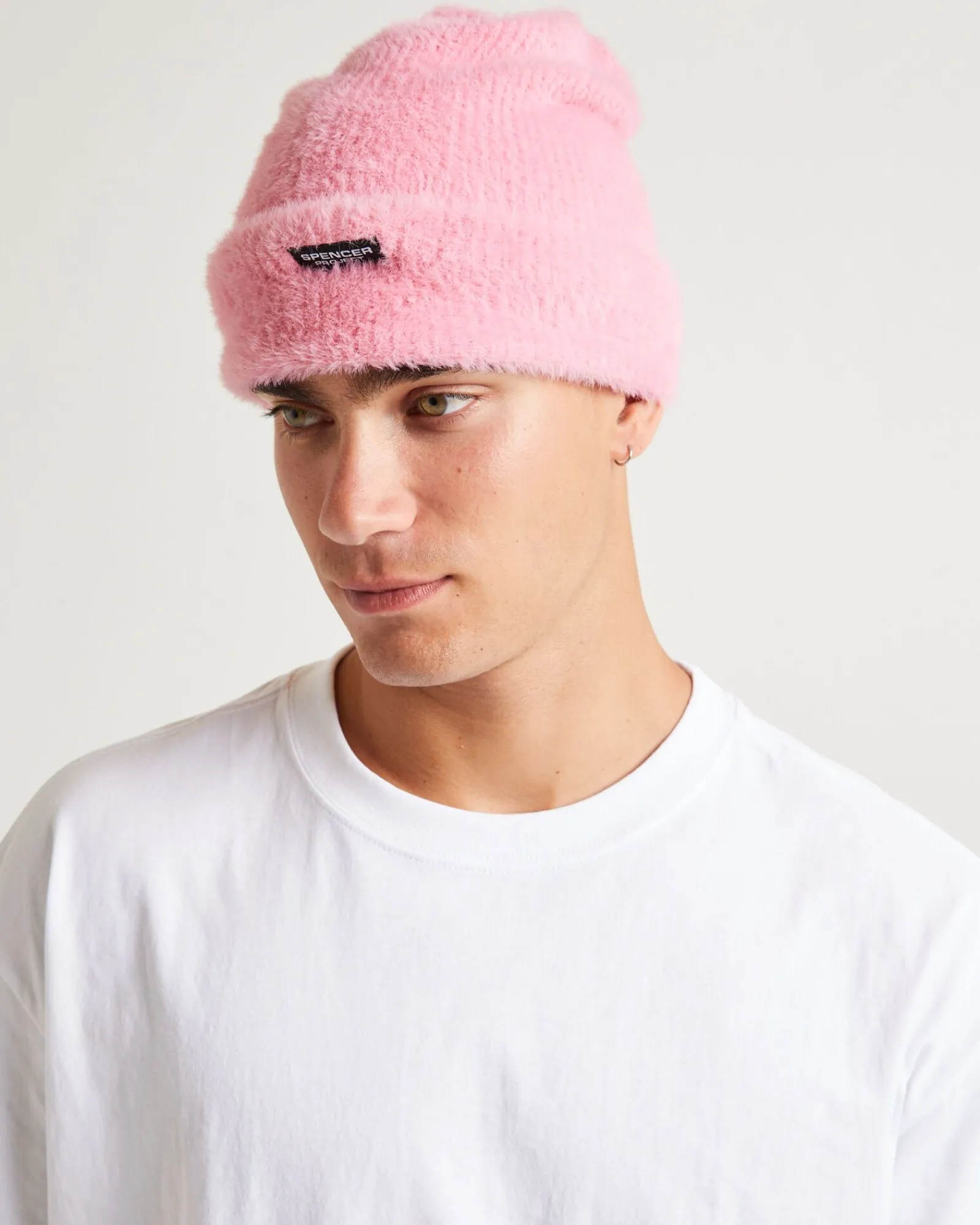 burnside_fluffy_beanie_pi_0.webp Store SPENCER PROJECT Burnside Fluffy Beanie Pink