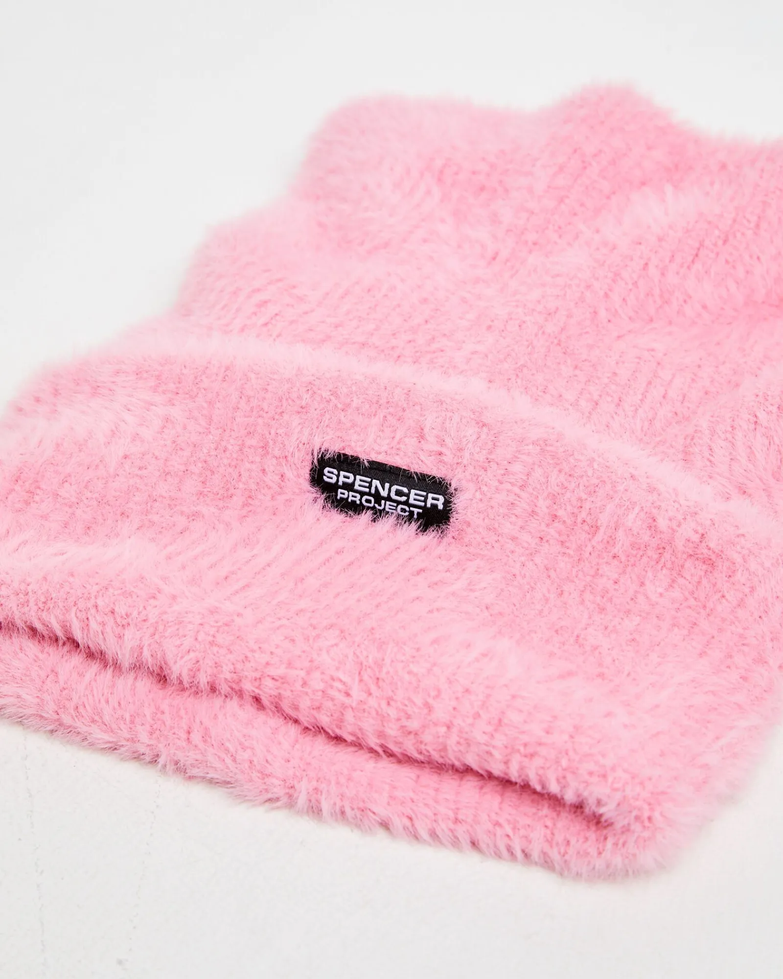 burnside_fluffy_beanie_pi_2.webp Store SPENCER PROJECT Burnside Fluffy Beanie Pink