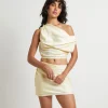 Discount SNDYS Calissa Top In Yellow Tie-Dye