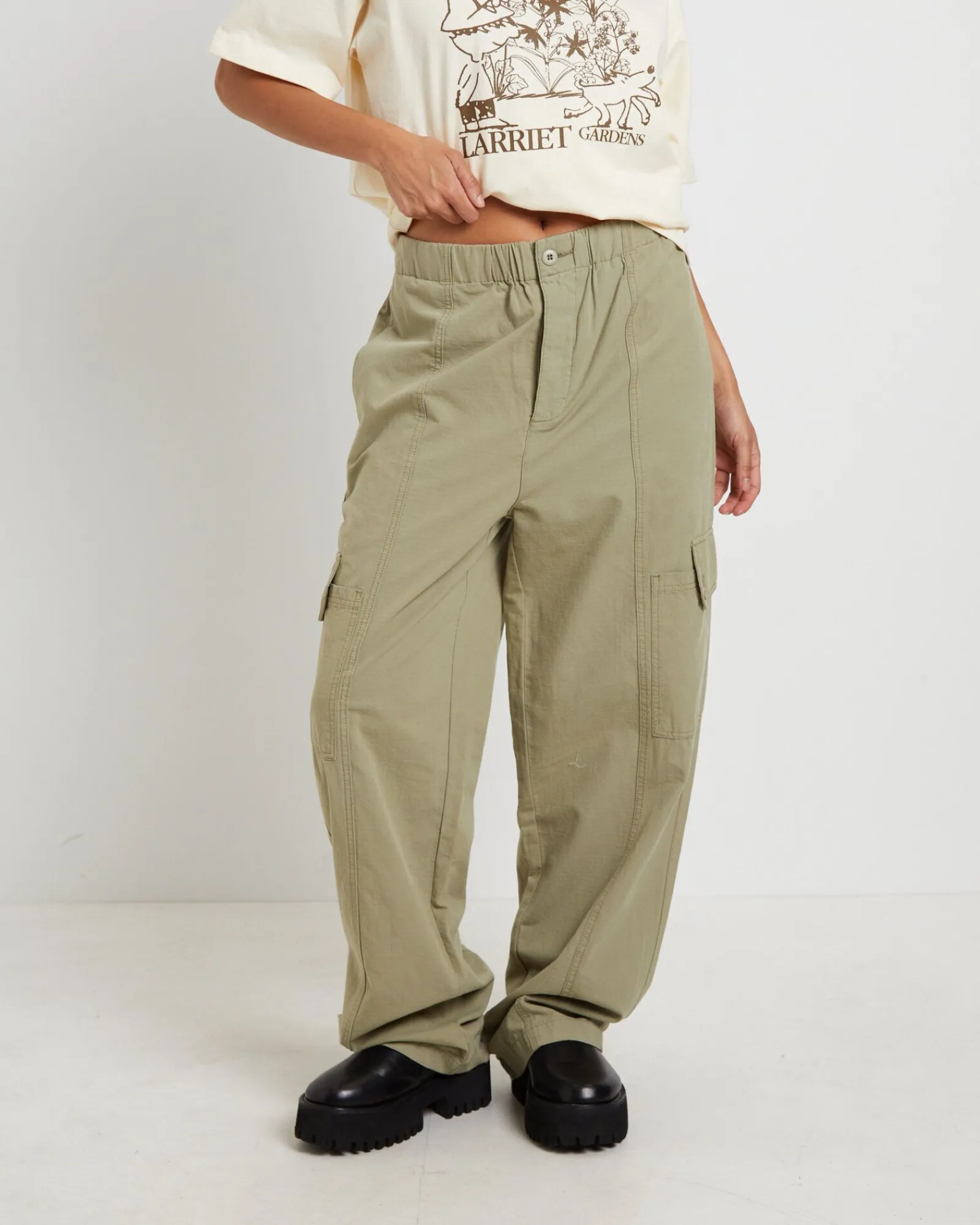 cargo_pants_in_sage_0.webp New LARRIET Cargo Pants In Sage