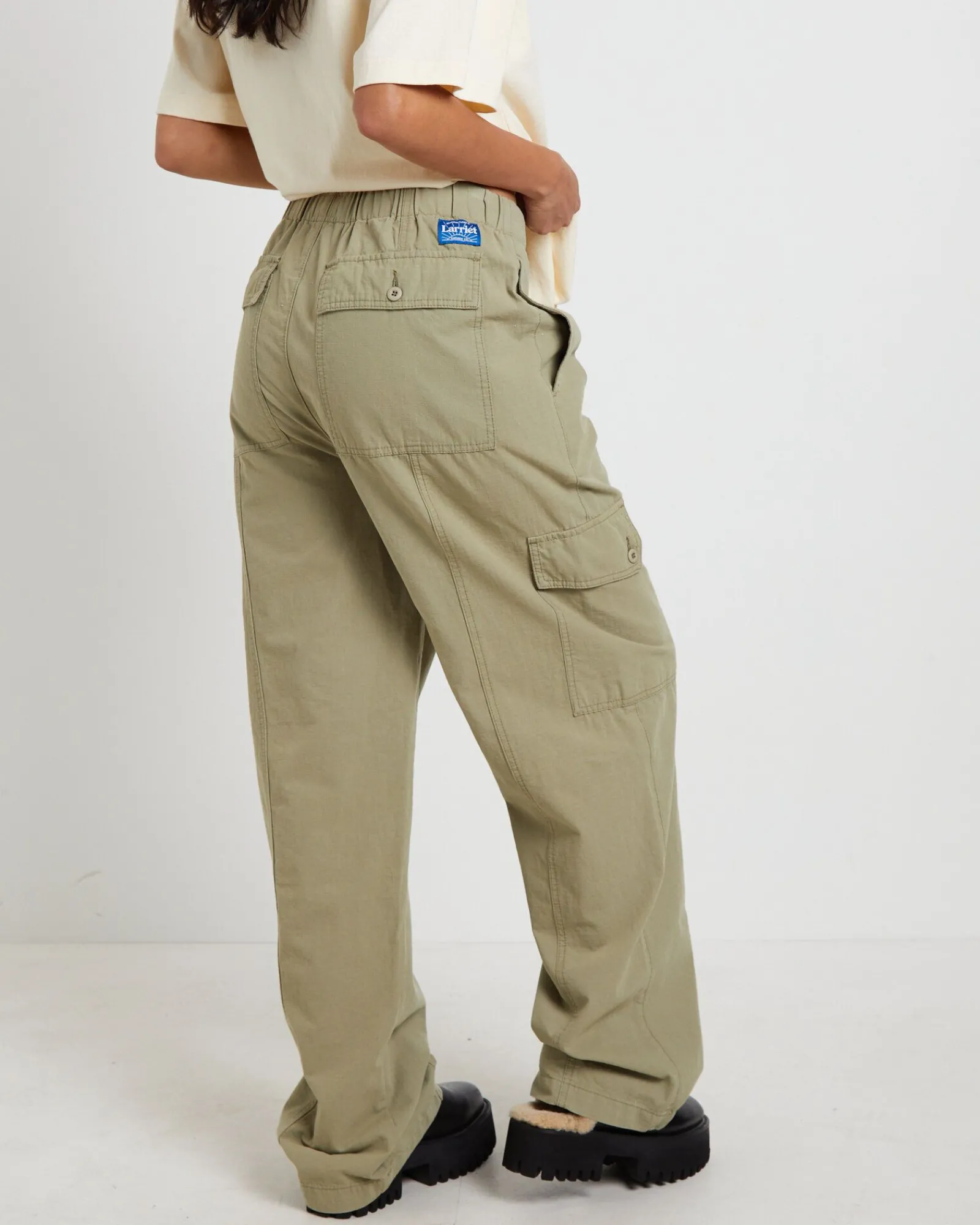 cargo_pants_in_sage_1.webp New LARRIET Cargo Pants In Sage