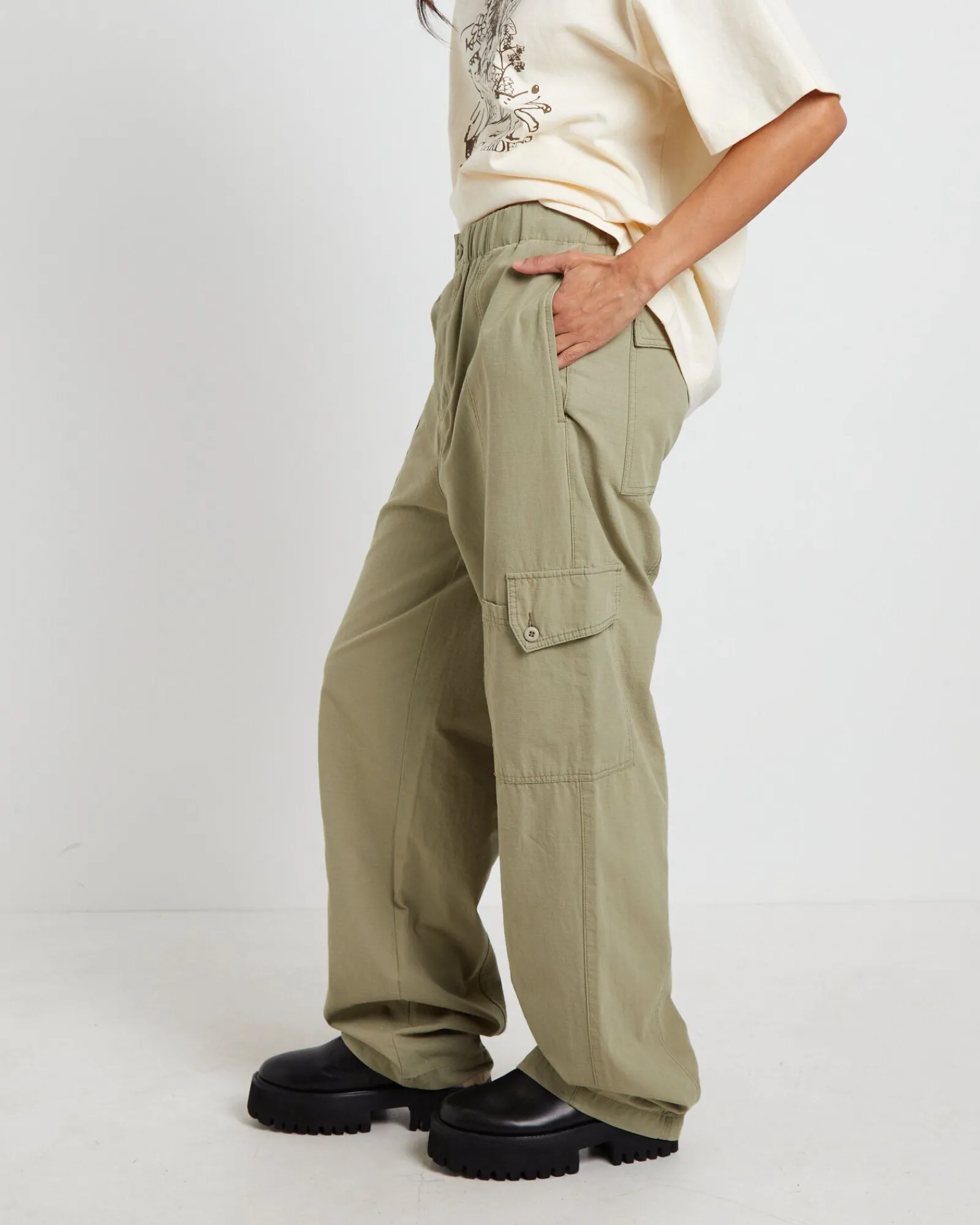 cargo_pants_in_sage_3.webp New LARRIET Cargo Pants In Sage