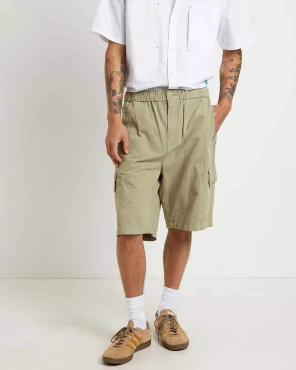Cheap LARRIET Cargo Shorts In Sage