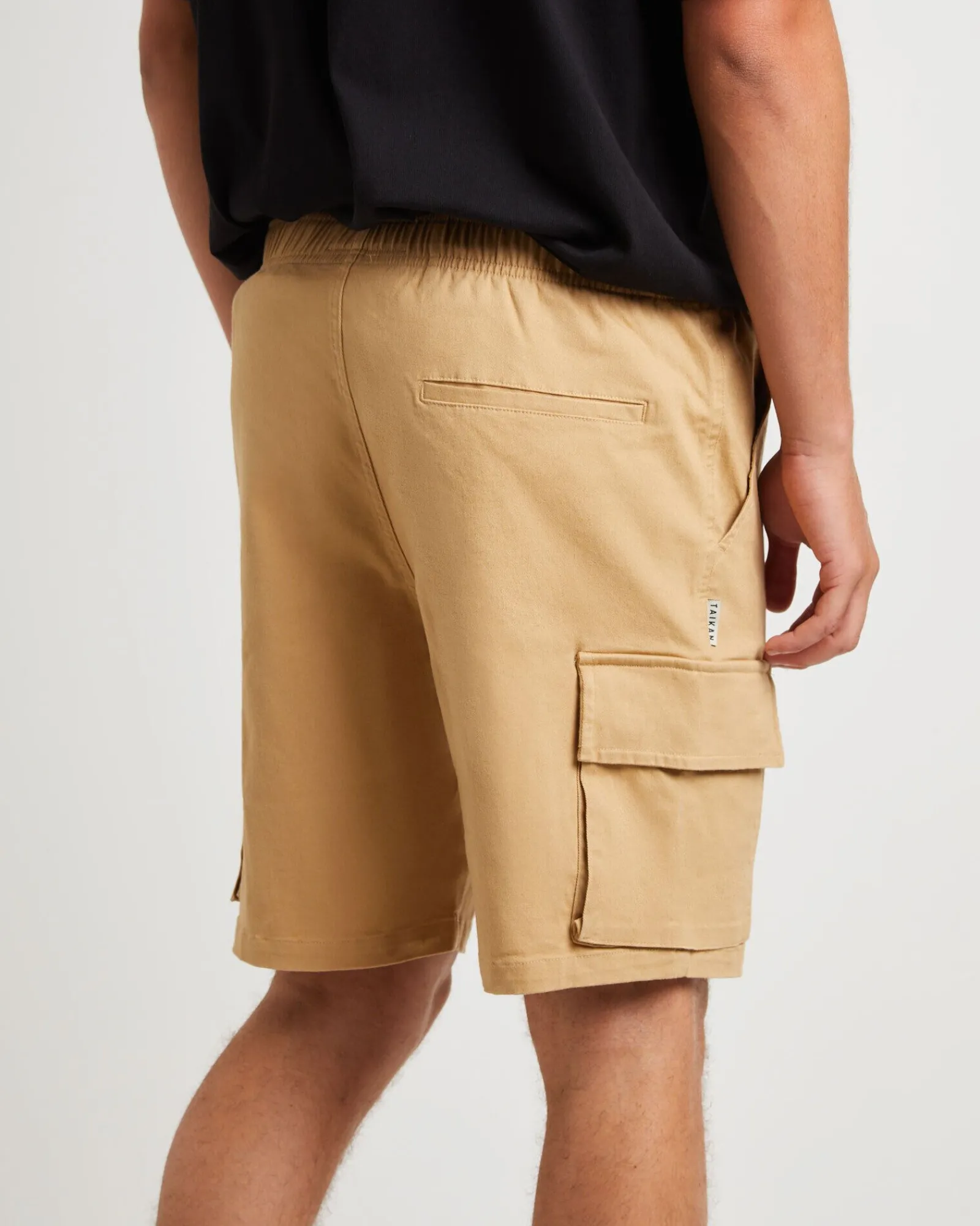 cargo_shorts_in_tan_5.webp Fashion TAIKAN Cargo Shorts In Tan
