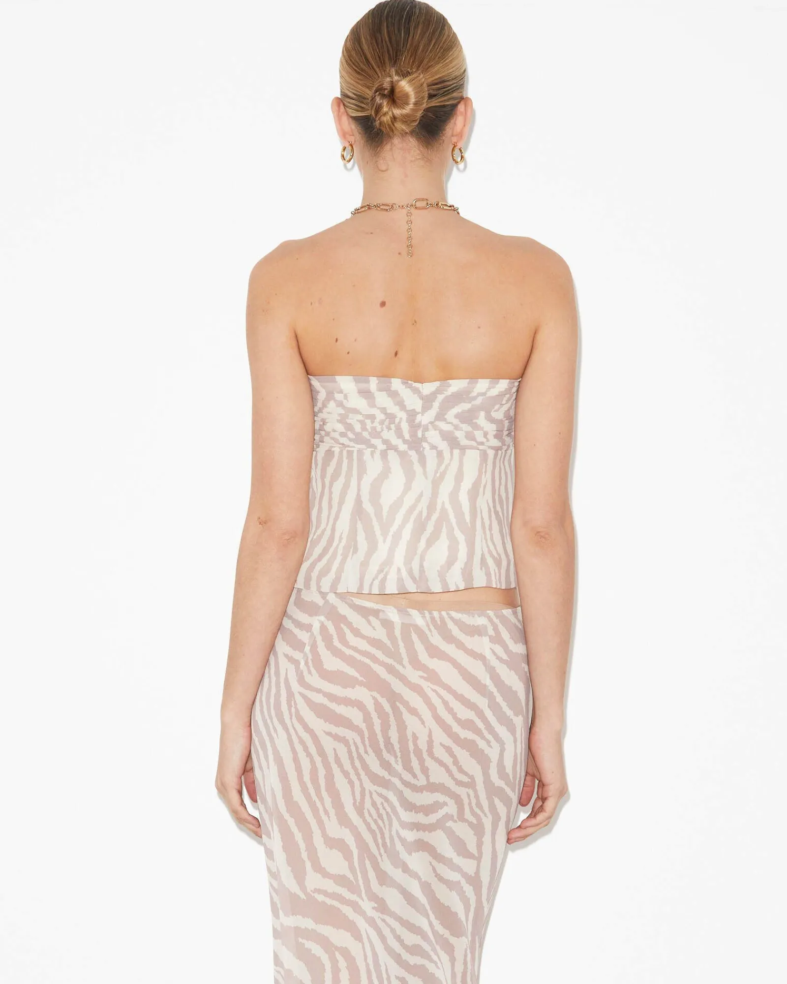 cassie_ruched_corset_top__1.webp Shop STUDIO Cassie Ruched Corset Top In Beige