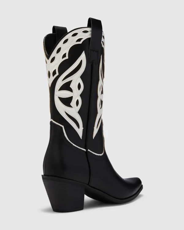 Fashion THERAPY Chicago Boots Black/White