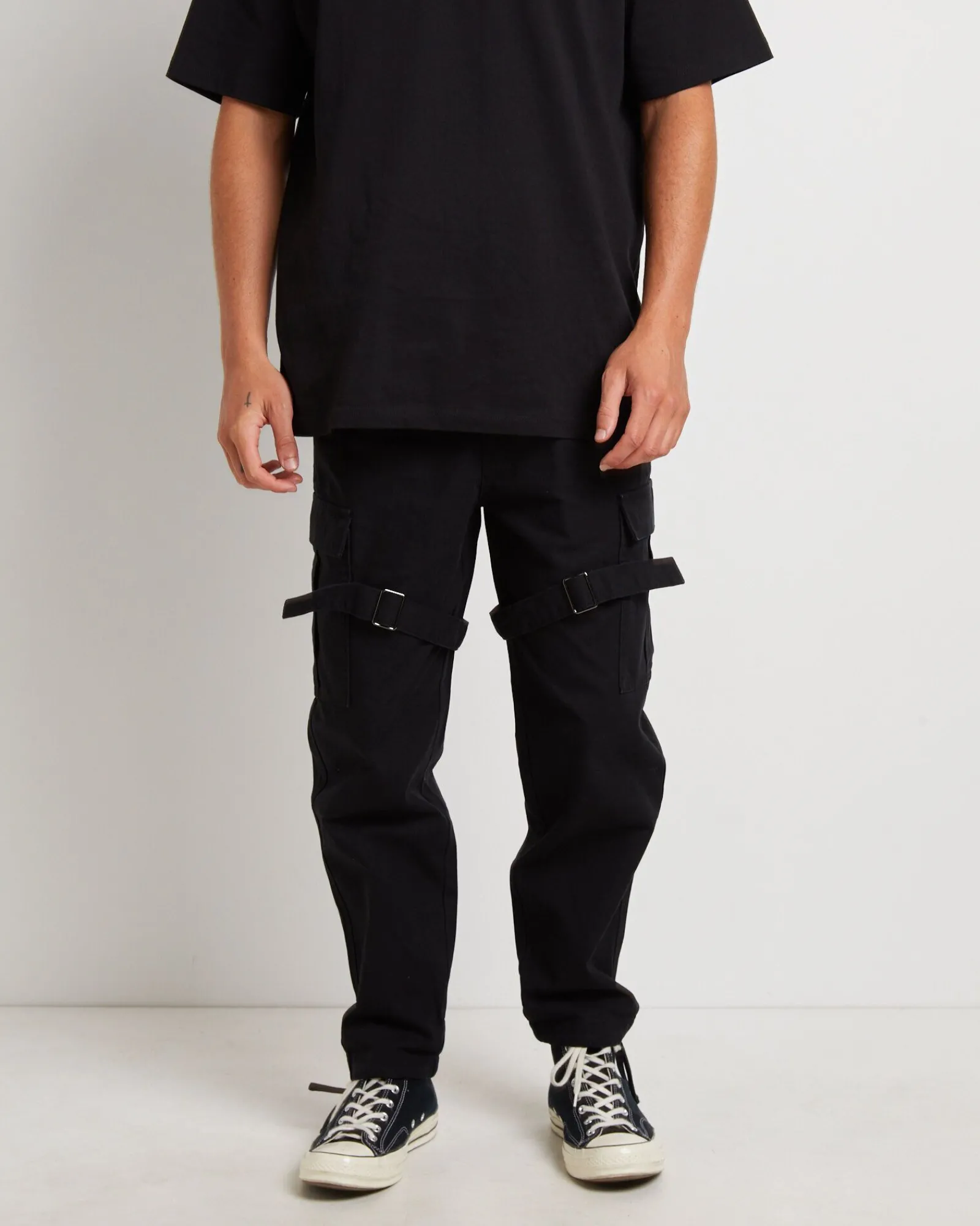 chicane_cargo_pants_in_bl_0.webp New STANDARD JEAN CO Chicane Cargo Pants In Black