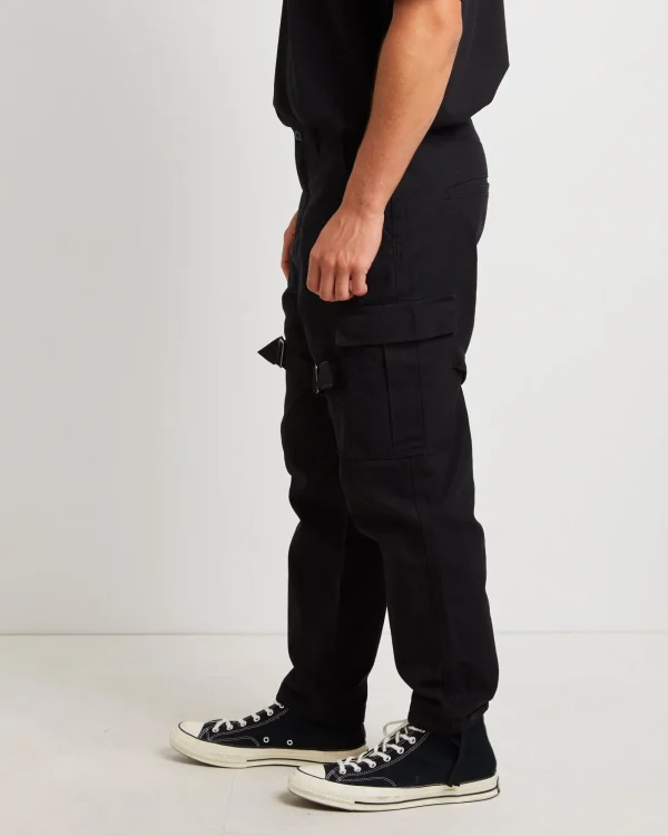 New STANDARD JEAN CO Chicane Cargo Pants In Black