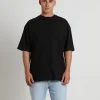 Cheap STANDARD JEAN CO Choked Short Sleeve T-Shirt In Black