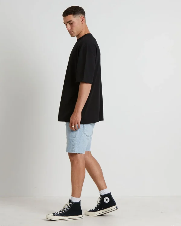 Cheap STANDARD JEAN CO Choked Short Sleeve T-Shirt In Black