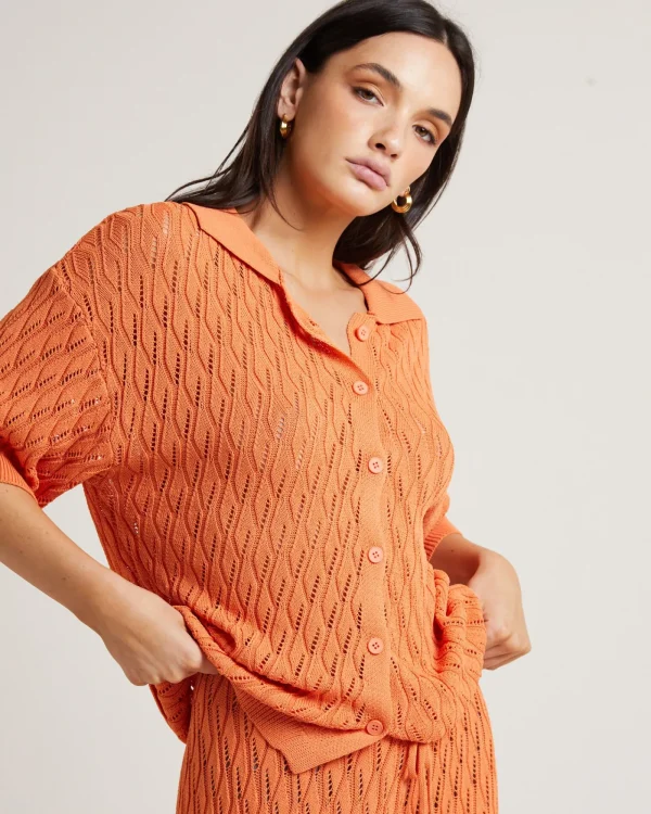 Store SNDYS Claire Top In Orange